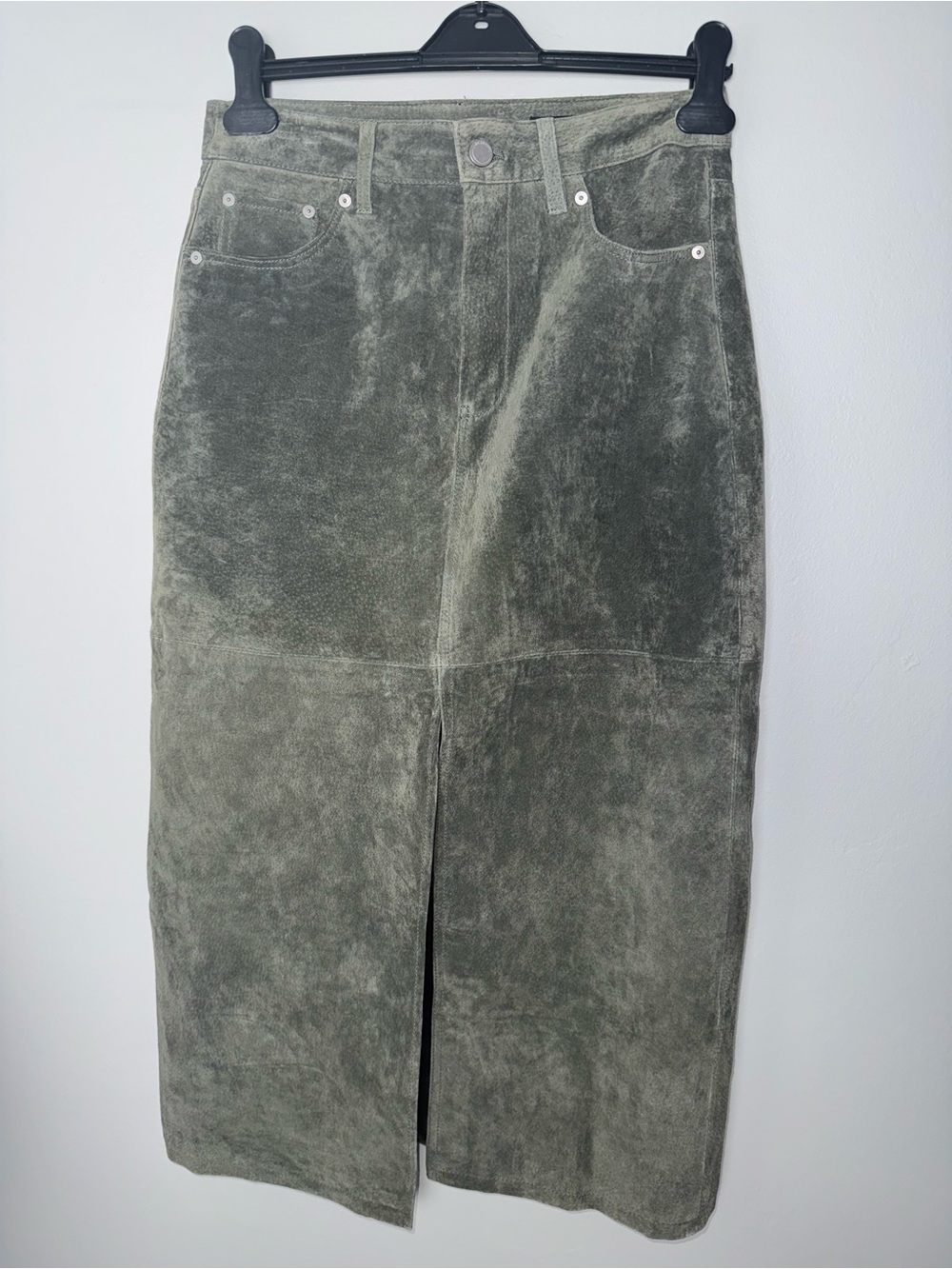 BLANKNYC Suede Maxi Skirt/Size 27 - Picture 4 of 11